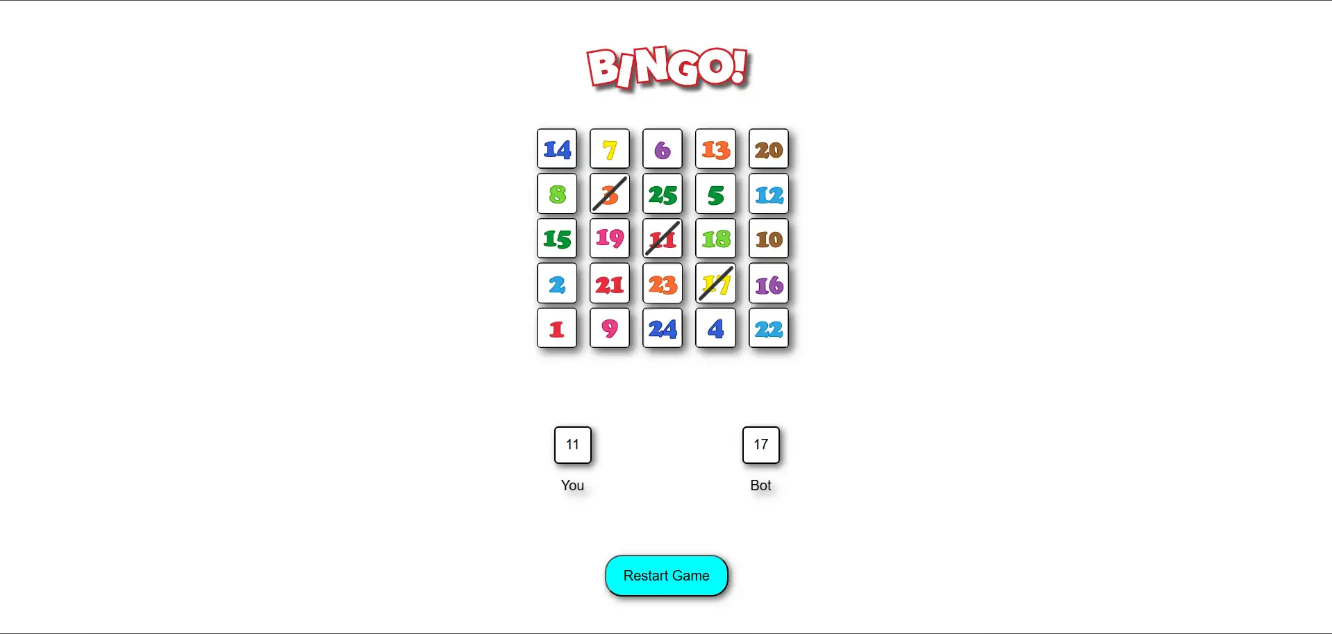 Web Bingo